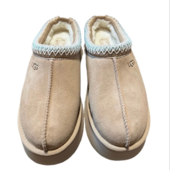 UGG Tazz Suede Platform Clog Slippers - Picture 3 of 9
